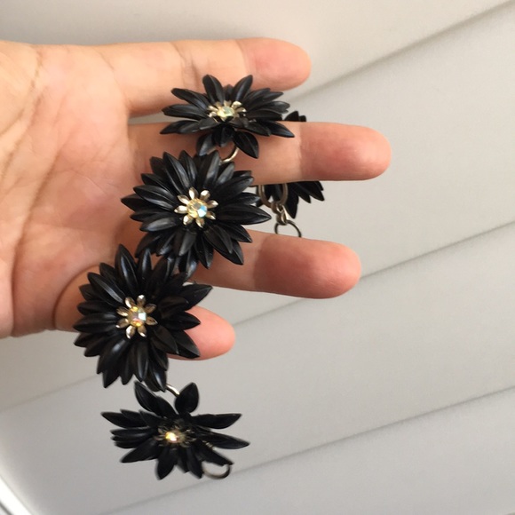 🖤RARE CORO black floral bracelet - Picture 12 of 12